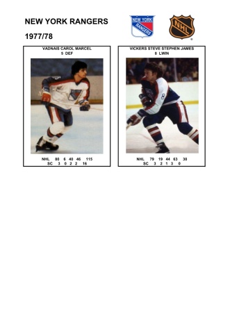 NHL nyr 1977-78 foto hracu9
