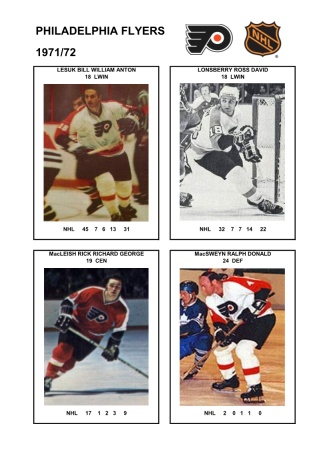 NHL phi 1971-72 foto hracu6