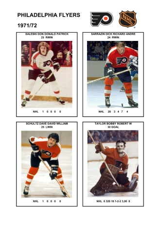 NHL phi 1971-72 foto hracu9