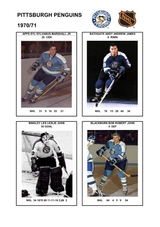 NHL pit 1970-71 foto hracu1