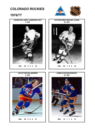 NHL colr 1976-77 foto hracu5