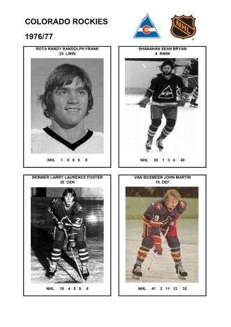 NHL colr 1976-77 foto hracu8