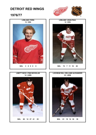 NHL det 1976-77 foto hracu5