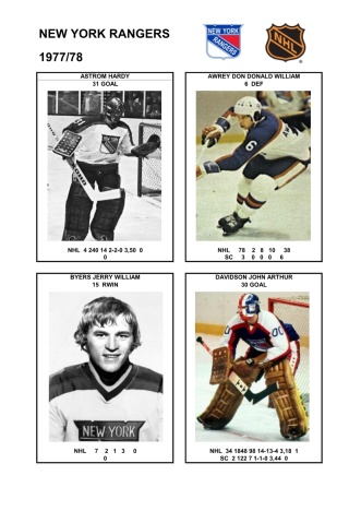 NHL nyr 1977-78 foto hracu1